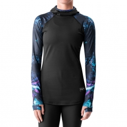 Black Strap Women's Therma Hooded Top - Dark Matter